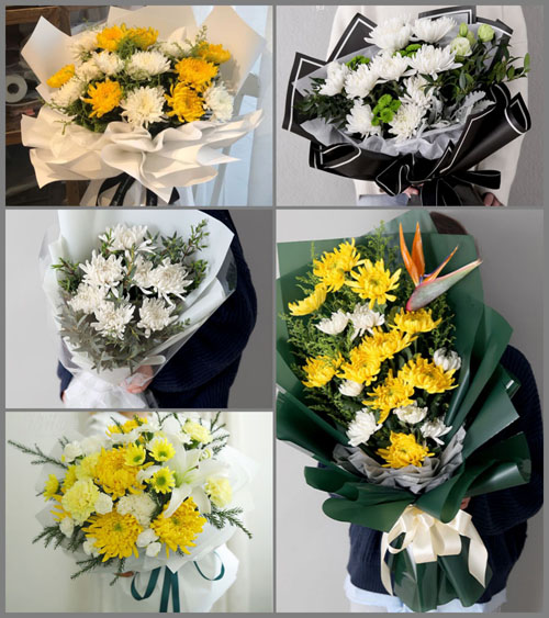 湖北荆州市江陵县熊河镇国强村白事花束代送